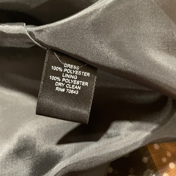 Retro XL 16 Jessica Howard Mesh Ruched Black Polka Dot Dress Fit & Flare Formal‎ - Picture 7 of 11